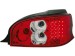 Farolins de Led Citroen Saxo 96-00 _ vermelho/crystal