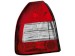 Farolins traseiros para  Honda Civic 96-02 3d _ vermelho/crystal