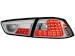 LED tail lights Mitsubishi Lancer 08+ chrome