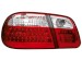 Farolins de Led Mercedes Benz E-class W210 95-02 vermelho/crys.