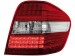 Farolins de Led Mercedes Benz M-Klasse 05+ _ vermelho/crystal