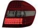 Farolins de Led Mercedes Benz M-Klasse 05+ _ vermelho/crystal