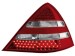 Farolins de Led Mercedes Benz SLK R170 00-04_vermelho/crystal