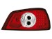 Farolins de Led Peugeot 306 92-96 _ vermelho/crystal