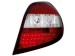 Farolins de Led Renault Clio 05-12.07 _ vermelho/crystal