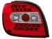 Farolins de Led Toyota Yaris 98-03 _ vermelho/crystal