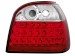 Farolins de Led Golf III 91-98 _ vermelho/crystal