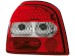 Farolins de Led Golf III 91-98 _ vermelho/crystal