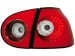 Farolins de Led VW Golf V 03-09 _ vermelho/crystal