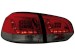 Farolins de Led VW Golf VI _vermelho/smoke