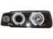 Faróis Angel eyes para   BMW E36 Coupé 92-98 _2 angel eyes _ blackchrome