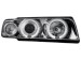 Faróis Angel eyes para   BMW E38 7er 94-00 _2 angel eyes _ chrome