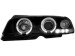 Faróis Angel eyes para   BMW E46 2d 98-01 _2 angel eyes_black