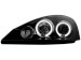 Faróis Angel eyes para   Ford Focus 01-04 _2 angel eyes _ black