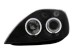 Faróis Angel eyes para   Ford Fiesta 02-05 _2 angel eyes _ black