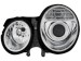 Faróis Angel eyes para   Mercedes Benz W210 99-01 E-class