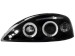 Faróis Angel eyes para   Opel Corsa C 01-03 _2 angel eyes _ black