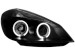 Faróis Angel eyes para   Renault Clio III 05+ _2 angel eyes_black