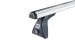 Barras de tejadilho em alumínio cruz para  Lacetti J200 5d (04->08) - Viva J200 5d (04->09)