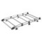 Porta bagagens Evo Rack em alumínio E39-158 Opel Movano/Master/NV400 (10->) L3H2