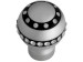 Manete de mudanças Crystal Style round Schwarz