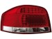 Farolins de Led Audi A3 8P 2003+ _ vermelho/crystal