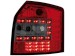 Farolins de Led Audi A4 B6 Avant 01-04 _ vermelho/black