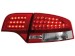 Farolins de Led Audi A4 Lim.04-08_4 peças_ vermelho/crystal