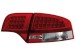 Farolins de Led Audi A4 Lim.04-08_4 peças_ vermelho/crystal