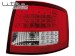 Farolins LITEC  de Led Audi A6 Avant _vermelho/crystal 12/97-01/05