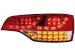 Farolins de Led Audi Q7 05-09 _vermelho/crystal