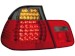 Farolins de Led BMW E46 4D 98-01 _ vermelho/black