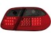 Farolins de Led Mercedes Benz CLK C208 06.97-06 _ vermelho/black