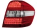 Farolins de Led Mercedes Benz M-Klasse 05+ _ vermelho/crystal