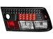 Farolins de Led Opel Calibra 90-98 _ vermelho/black