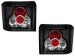 Farolins de Led VW T4 90-03 _ vermelho/black