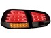 Farolins de Led VW Golf VI _ com LED indicator_ vermelho/crystal