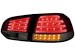 Farolins de Led VW Golf VI _ com LED indicator_ vermelho/crystal