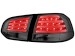 Farolins de Led VW Golf VI _ vermelho/smoke