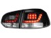 Farolins de Led VW Golf VI _com LED indicator_ vermelho/smoke