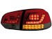 Farolins de Led VW Touran 2003+_ vermelho/crystal