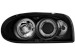 Faróis Angel eyes para  VW Golf III 92-98 _ com 2 angel eyes _ black