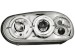 Faróis Angel eyes para  VW Golf IV 97-04 _ com 2 angel eyes _ chrome