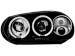 Faróis Angel eyes para  VW Golf IV 97-04 _ com 2 angel eyes _ black