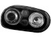 Faróis Angel eyes para  VW Golf IV 97-04 _ com 2 angel eyes _ black