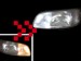 Lâmpadas Led  T10 com 9 led smd _ azul (2 unidades)