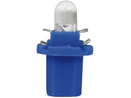 Lâmpadas Led B8,5D de led para Iluminação do painel de instrumentos 12v/2W _ azul (2 unidades)