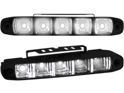 Lâmpadas de Luz de dia 5 hipower LED LxHxT 160x26x48mm