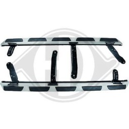 Estribos laterais inox para Audi Q7 2007-2010