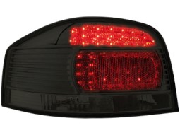 Farolins de Led Audi A3 8P 2003+ _ vermelho/crystal